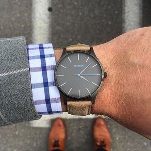 (SOLD) MVMT Forty Series Watch Gunmetal Sandstone